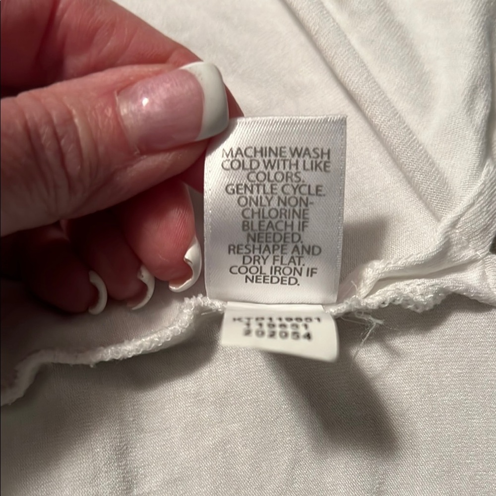 J. Jill White Wearever Layering Sleeveless Top 3X - Picture 5 of 9